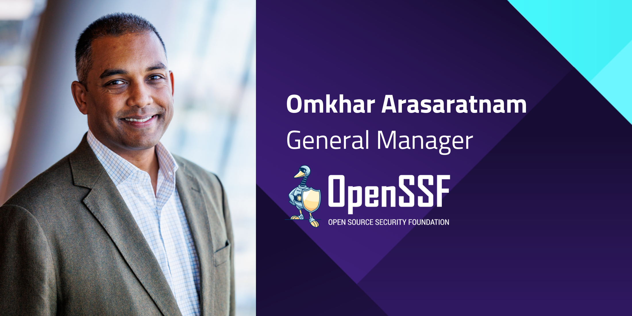 Omkhar Arasaratnam OpenSSF GM