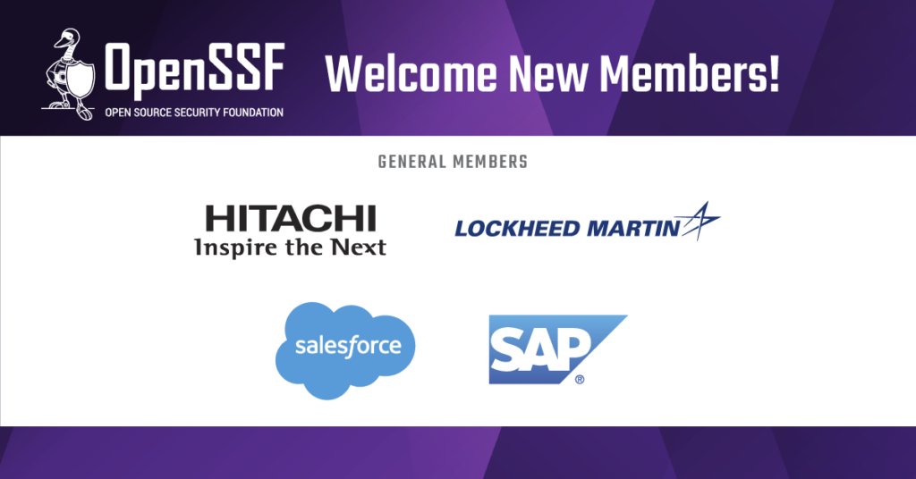 OpenSSF Welcomes New Members, Veteran Cybersecurity Expert as General ...