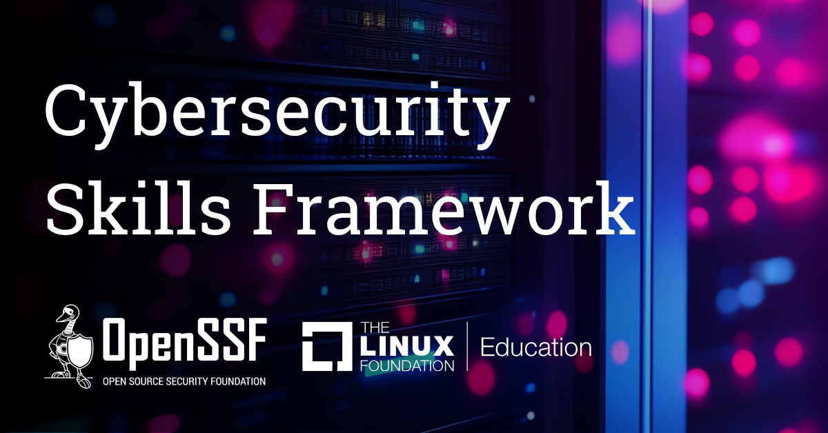 Cybersecurity Skills Framework