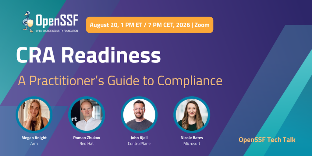 Tech Talk: CRA Readiness: A Practitioner’s Guide to Compliance
